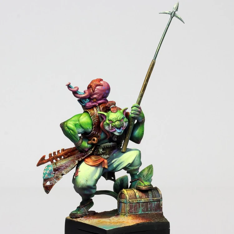 GURKHAN THE FEARLESS HUNTER, Resin Model figure GK, Fantasy theme, Unassembled and unpainted kit
GURKHAN THE FEARLESS HUNTER, Resin Model figure GK, Fantasy theme, Unassembled and unpainted kit
