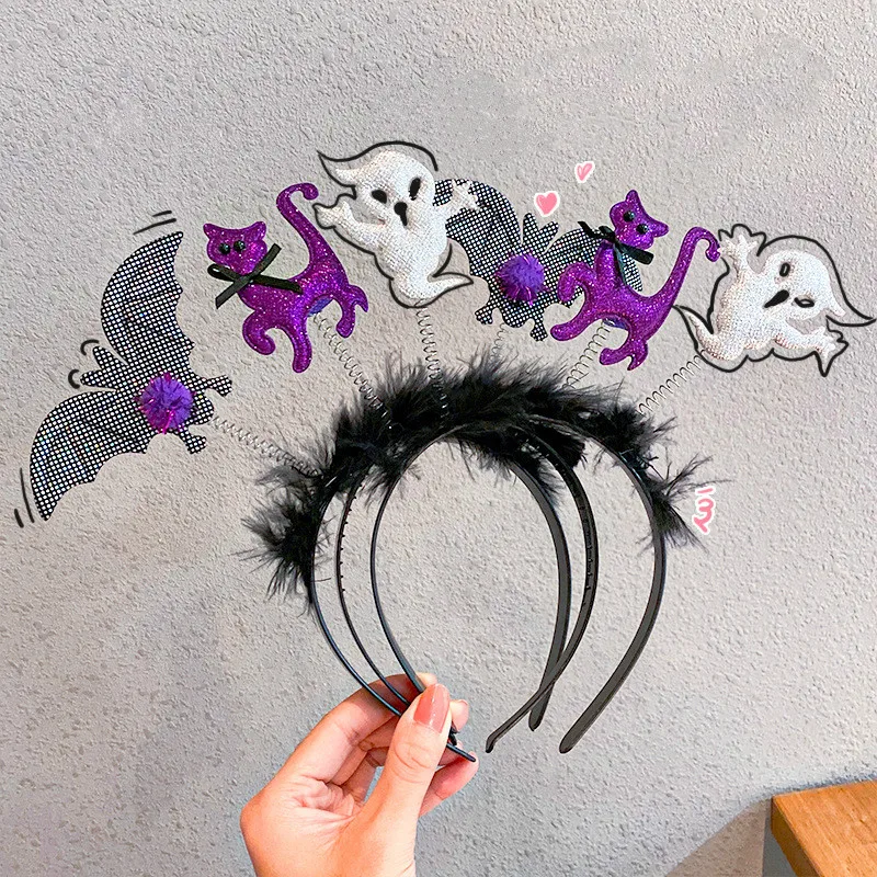 Hair band Child Hair Accessories Halloween Demon Headband Ghost Spring Three-dimensional Headdress
Hair band Child Hair Accessories Halloween Demon Headband Ghost Spring Three-dimensional Headdress