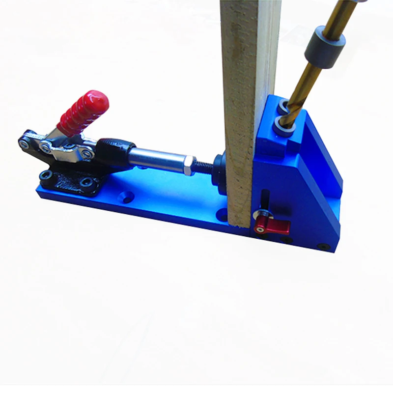 MithBros Upgraded Pocket Hole Jig with Toggle Clamp and 9.5mm Drill Bit PH1 Screwdriver for Carpenter Wood Working & Joinery Step Drill Bit Accessories 2