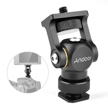 Andoer Video Monitor Mount Mini LED Light Holder Aluminum Alloy with Cold Shoe Mount 1/4 Inch Screw for DSLR Camera Photography
Andoer Video Monitor Mount Mini LED Light Holder Aluminum Alloy with Cold Shoe Mount 1/4 Inch Screw for DSLR Camera Photography