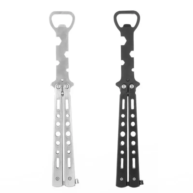 1pcs Beer Bottle Opener Butterfly Style Dull Blade Knife Stainless Steel For Trainer Dull Blade Knife Dull Outdoor Camping Tool
1pcs Beer Bottle Opener Butterfly Style Dull Blade Knife Stainless Steel For Trainer Dull Blade Knife Dull Outdoor Camping Tool