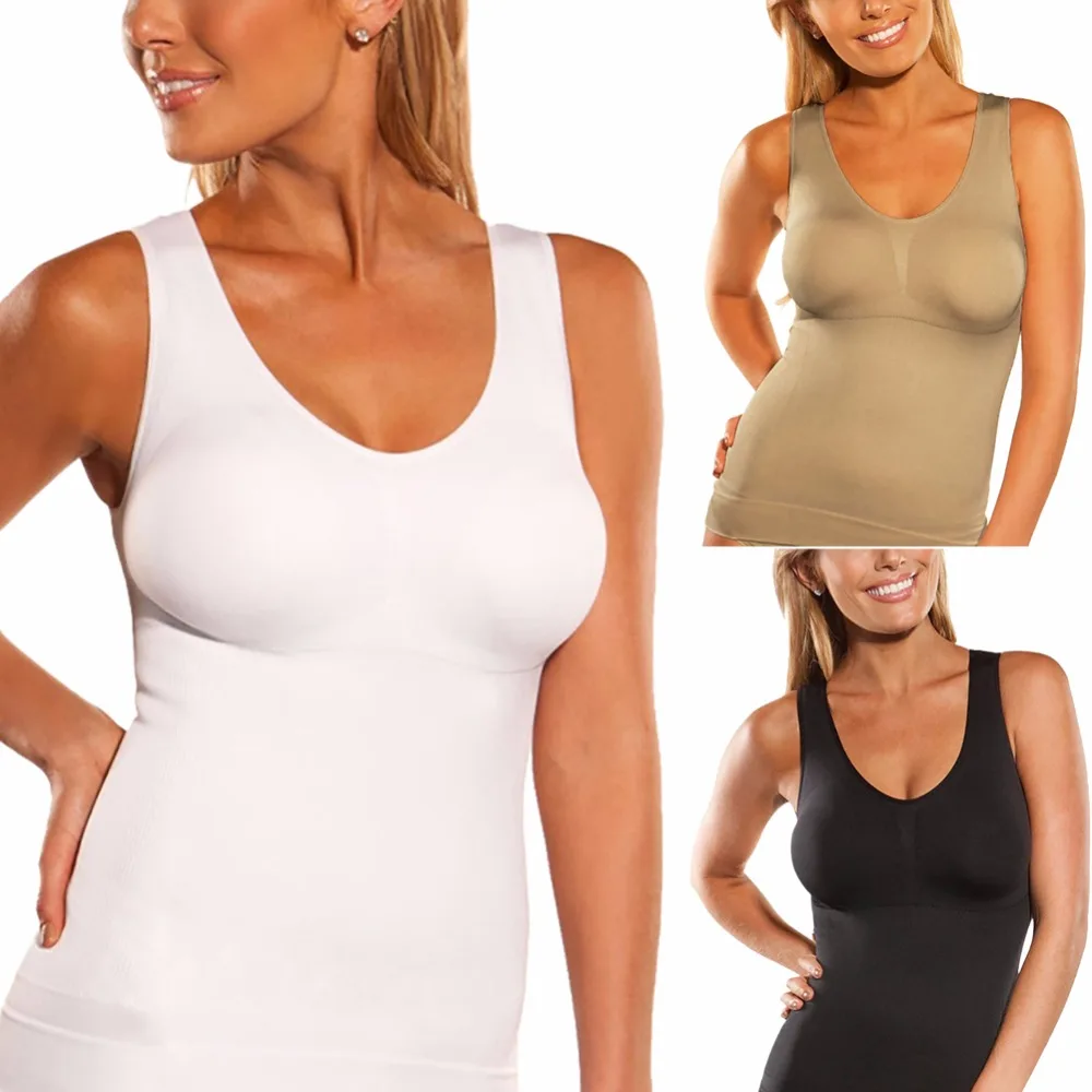 Shaper Slim Up Lift плюс размер майка на бретельках для женщин Корректирующее белье тела