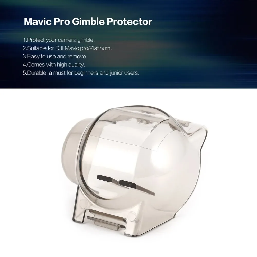Gimbal Camera Protective Cover Lens Cap for DJI MAVIC PRO/ Platinum Gimbal Lock Guard for DJI MAVIC PRO Drone accessories
Gimbal Camera Protective Cover Lens Cap for DJI MAVIC PRO/ Platinum Gimbal Lock Guard for DJI MAVIC PRO Drone accessories