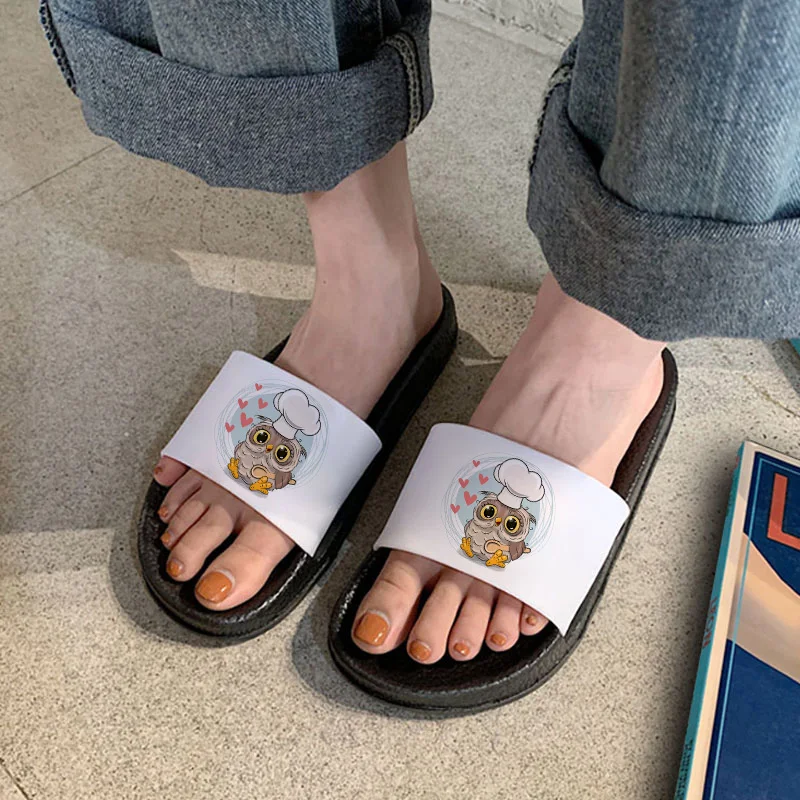 Summer Women Slippers Cartoon Owl Pattern Casual Shoes Home Slippers woman Slides Flip Flops Beach Fashion sandals Ladies shoes
Summer Women Slippers Cartoon Owl Pattern Casual Shoes Home Slippers woman Slides Flip Flops Beach Fashion sandals Ladies shoes