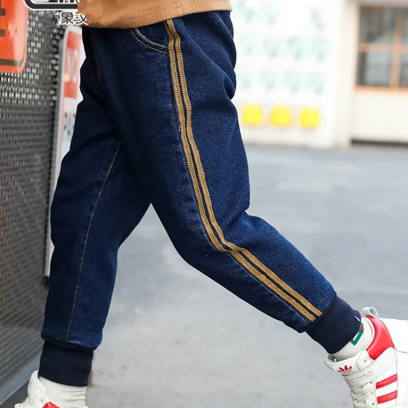 Boys with Cashmere Jeans Children's Winter Long Trousers Winter Wear New Mid-Autumn Tide boys harem pants
Boys with Cashmere Jeans Children's Winter Long Trousers Winter Wear New Mid-Autumn Tide boys harem pants