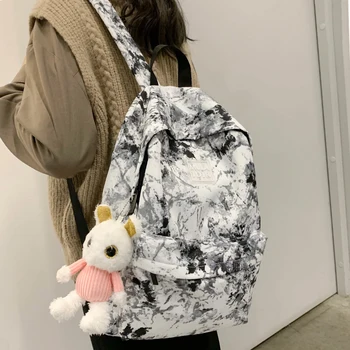 Student Cute Female Backpack Graffiti Waterproof Nylon Women School Bags Girl Book Fashion Backpack Kawaii Ladies Luxury Bag New
Student Cute Female Backpack Graffiti Waterproof Nylon Women School Bags Girl Book Fashion Backpack Kawaii Ladies Luxury Bag New