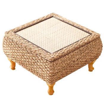 Rattan Japanese style bay window table and stool 3 sets of combination garden tea table low table balcony straw coffee table
Rattan Japanese style bay window table and stool 3 sets of combination garden tea table low table balcony straw coffee table