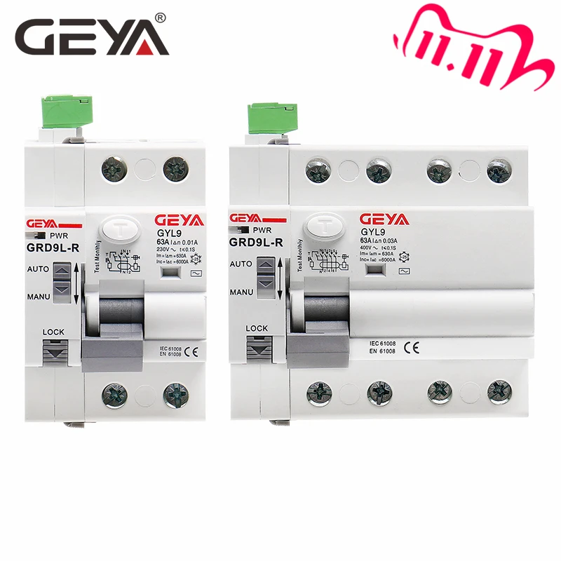 Free Shipping GEYA GRD9L Magnetic RCCB Self Recloser Circuit Breaker Remote Control Circuit Breaker 40A 63A Smart Breaker
Free Shipping GEYA GRD9L Magnetic RCCB Self Recloser Circuit Breaker Remote Control Circuit Breaker 40A 63A Smart Breaker