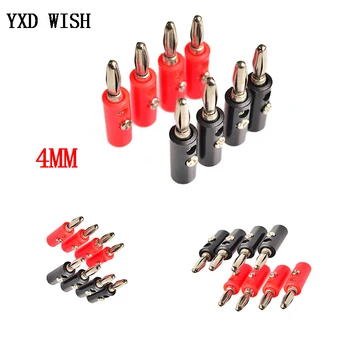 10pcs/lot 4mm Banana Plug Connector Audio Speaker Screw Banana Plugs Connectors 4 mm Banana Socket Connectors Red Black
10pcs/lot 4mm Banana Plug Connector Audio Speaker Screw Banana Plugs Connectors 4 mm Banana Socket Connectors Red Black