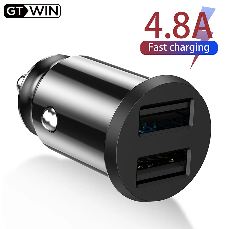 GTWIN 4.8A Car Charger For iPhone Xiaomi Samsung Huawei Mobile Phone Adapter Smartphone Tablet Quick Charge Dual USB Car Charger
GTWIN 4.8A Car Charger For iPhone Xiaomi Samsung Huawei Mobile Phone Adapter Smartphone Tablet Quick Charge Dual USB Car Charger