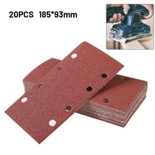 20Pc 93x185mm Sandpaper Sanding Disc Sand Sheet 8 Hole Hook Loop Pad 60/80/120/240 Grit Polishing Tool For 1/3 Orbital Sander
20Pc 93x185mm Sandpaper Sanding Disc Sand Sheet 8 Hole Hook Loop Pad 60/80/120/240 Grit Polishing Tool For 1/3 Orbital Sander