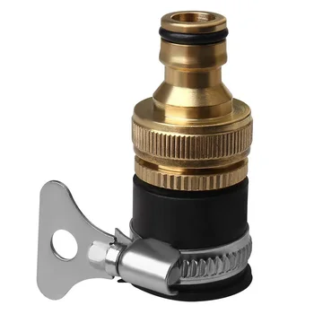 1/2 "3/4" Thread Faucet Connector Fitting Practical Universal Brass Quick Kitchen Nozzle Adapter Garden Hose Tap Washing Machine
1/2 "3/4" Thread Faucet Connector Fitting Practical Universal Brass Quick Kitchen Nozzle Adapter Garden Hose Tap Washing Machine