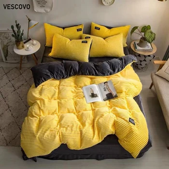 VESCOVO winter Thick coral fleece flannel bed linen twin queen 200*230 bedding set duvet comforter cover set for bed
VESCOVO winter Thick coral fleece flannel bed linen twin queen 200*230 bedding set duvet comforter cover set for bed