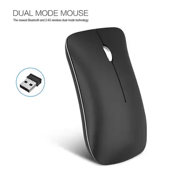 Portable 2.4G Dual Mode Rechargeable Wireless Bluetooth Computer Notebook Mouse Rechargeable silent Bluetooth mouse Bluetooth
Portable 2.4G Dual Mode Rechargeable Wireless Bluetooth Computer Notebook Mouse Rechargeable silent Bluetooth mouse Bluetooth