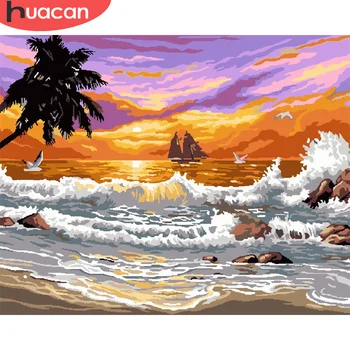 HUACAN Painting By Number Sea Drawing On Canvas HandPainted Painting Art Gift DIY Pictures By Number Scenery Kits Home Decor
HUACAN Painting By Number Sea Drawing On Canvas HandPainted Painting Art Gift DIY Pictures By Number Scenery Kits Home Decor