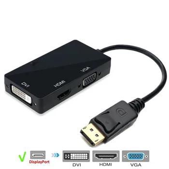 3 In 1 Interface Converter Displayport DP Male to HDMI/DVI/VGA Female Adapter Converter Cable
3 In 1 Interface Converter Displayport DP Male to HDMI/DVI/VGA Female Adapter Converter Cable