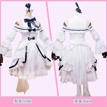 Anime Azur Lane IJN Yukikaze Lolita Sweet Lovely White Dress Cosplay Costume H 
Anime Azur Lane IJN Yukikaze Lolita Sweet Lovely White Dress Cosplay Costume H