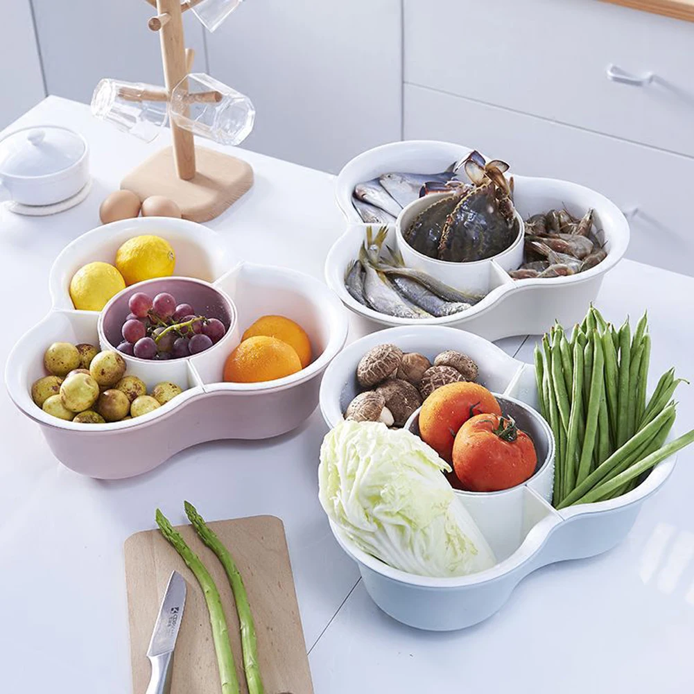 Double-Layer Vegetable Basin Vegetable Basket Hot Pot Platter Fruit Plate Drain Basin Drain Basket Kitchen Storage Tools gift
Double-Layer Vegetable Basin Vegetable Basket Hot Pot Platter Fruit Plate Drain Basin Drain Basket Kitchen Storage Tools gift