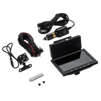 4.3 Inch 1080P HD Automatic Vehicle Recorder Dash Cam Dashcam Dual Lens Rear View Camera 170 Degree G-Sensor Car DVR
4.3 Inch 1080P HD Automatic Vehicle Recorder Dash Cam Dashcam Dual Lens Rear View Camera 170 Degree G-Sensor Car DVR