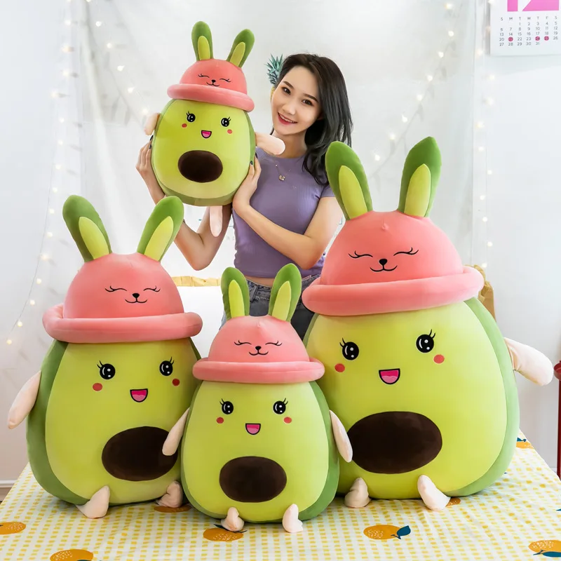 Stuffed Plush Rabbit Avocado Toys Pillow Kawaii Sleeping Pillow Cute Friut Doll Plush Toy for Kids Birthday Christmas Present
Stuffed Plush Rabbit Avocado Toys Pillow Kawaii Sleeping Pillow Cute Friut Doll Plush Toy for Kids Birthday Christmas Present
