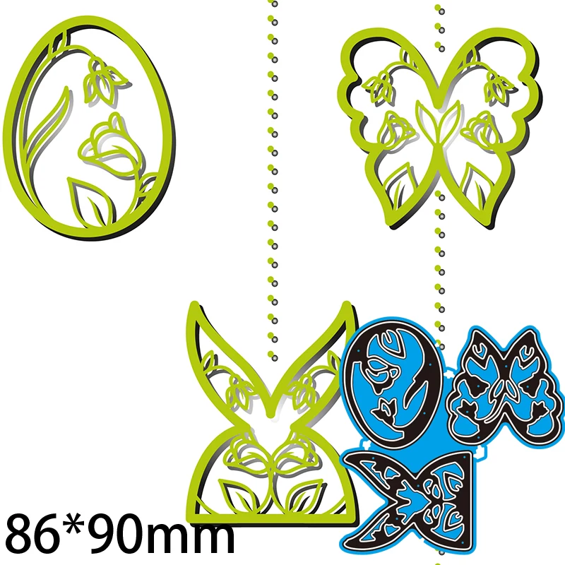 Cutting Dies Easter Egg Rabbits and Wings DIY Scrap Booking Photo Album Embossing Paper Cards 86*90mm
Cutting Dies Easter Egg Rabbits and Wings DIY Scrap Booking Photo Album Embossing Paper Cards 86*90mm