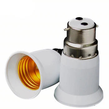 B22 to E27 Light Socket Adapter Converter Base Aluminum Bulb Holder Adapter Converter for LED Light Bulb Lamp, PC Shell
B22 to E27 Light Socket Adapter Converter Base Aluminum Bulb Holder Adapter Converter for LED Light Bulb Lamp, PC Shell
