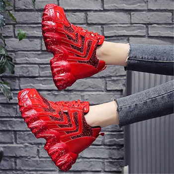 Chunky Women's Sneaker Spring Autumn Fashion Women Platform Trainers Casual Woman Bling Dad Shoes Ladies Internal increase Shoes
Chunky Women's Sneaker Spring Autumn Fashion Women Platform Trainers Casual Woman Bling Dad Shoes Ladies Internal increase Shoes