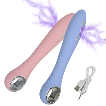 

Electro Shock Pulse G-spot Vibrator Sex Electric Masturbator for Woman Sex Toys 10 Speed Vibrating Vaginal Pussy Orgasm Massager