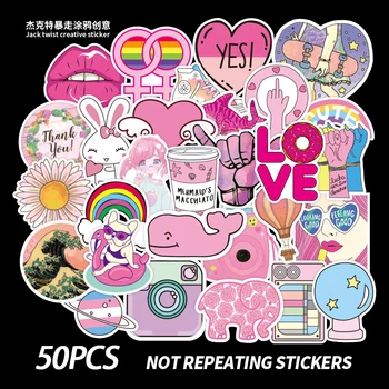 50pcs/pack PVC Waterproof Pink Girls Fun Sticker toys for children For Moto Car & Suitcase Cool Fashion Laptop stickers
50pcs/pack PVC Waterproof Pink Girls Fun Sticker toys for children For Moto Car & Suitcase Cool Fashion Laptop stickers