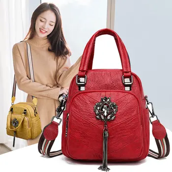 The new spring 2020 European and American fashion leather with diamond fringe, single and double shoulder cross-body versatile h
The new spring 2020 European and American fashion leather with diamond fringe, single and double shoulder cross-body versatile h