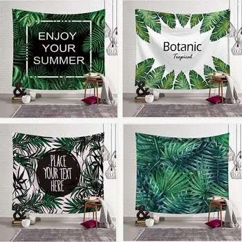 Wall Hanging Beach 3D Green Leaves Tapestry Rectangle Printed tapestry Wall art Decor Picnic blanket Tenture Carpet 200x150cm
Wall Hanging Beach 3D Green Leaves Tapestry Rectangle Printed tapestry Wall art Decor Picnic blanket Tenture Carpet 200x150cm