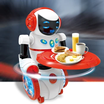 Intelligent Sound Sensing Robot Food Delivery Electric Voice Control Robot Model Toys For Kids Children's Educational Gifts
Intelligent Sound Sensing Robot Food Delivery Electric Voice Control Robot Model Toys For Kids Children's Educational Gifts