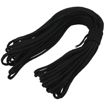 Paracord 550 Parachute Rope 7 Core Strand for Climbing Camping Buckle Rope Black 50FT 
Paracord 550 Parachute Rope 7 Core Strand for Climbing Camping Buckle Rope Black 50FT