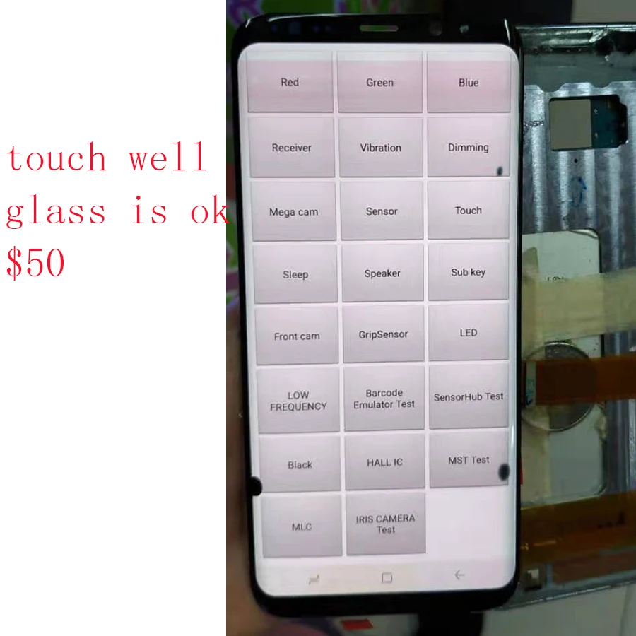 JPFix Super AMOLED For Samsung Galaxy S8 Plus G955 G955FD LCD Display Touch Screen Assembly dot And Shadow
JPFix Super AMOLED For Samsung Galaxy S8 Plus G955 G955FD LCD Display Touch Screen Assembly dot And Shadow