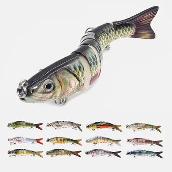 13.5/14cm 23g Sinking Wobblers Fishing Lures Jointed Crankbait Swimbait 15 Segment Hard Artificial Bait For Fishing Tackle Lure
13.5/14cm 23g Sinking Wobblers Fishing Lures Jointed Crankbait Swimbait 15 Segment Hard Artificial Bait For Fishing Tackle Lure