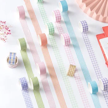 4Pcs/pack Grid Stripe Decorative Sticker Washi Tape Adhesive Tape Diy Scrapbooking Sticker Label Masking Craft Tape
4Pcs/pack Grid Stripe Decorative Sticker Washi Tape Adhesive Tape Diy Scrapbooking Sticker Label Masking Craft Tape