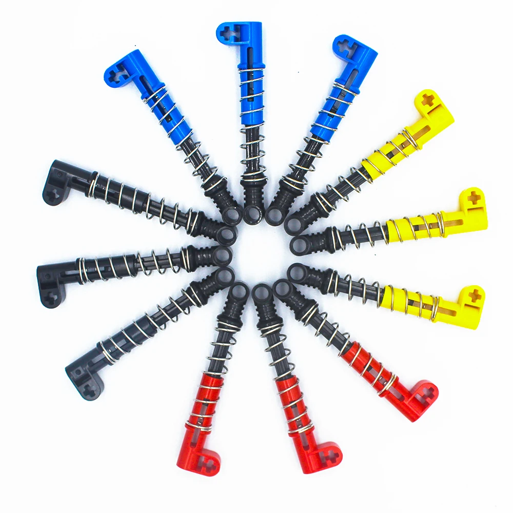 Self-Locking Bricks -- MOC Building Blocks Technic parts Shock Absorber 9.5L (Hard Spring) 56pcs compatible with Lego 6083113-2P
Self-Locking Bricks -- MOC Building Blocks Technic parts Shock Absorber 9.5L (Hard Spring) 56pcs compatible with Lego 6083113-2P