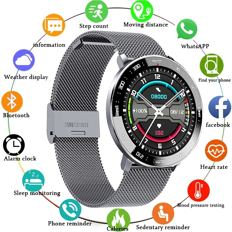 LIGE New Smart watch Men waterproof 1.3 Full touch screen Sports Smart watch Ladies heart rate Fitness tracker Men Smart watch
LIGE New Smart watch Men waterproof 1.3 Full touch screen Sports Smart watch Ladies heart rate Fitness tracker Men Smart watch