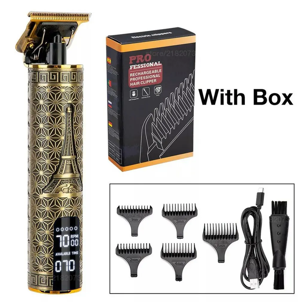 Hair Clipper Rechargeable Shaver Beard Trimmer 3 Speed Men's Hair Cutting Machine Barber Men's Gifts
Hair Clipper Rechargeable Shaver Beard Trimmer 3 Speed Men's Hair Cutting Machine Barber Men's Gifts