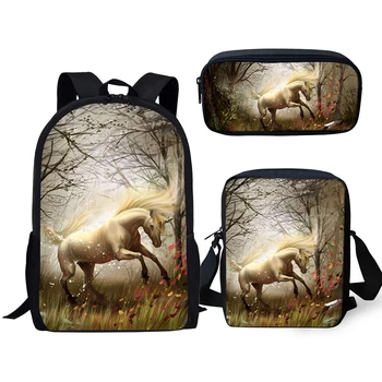 2020 Fashion Children's Backpack Cartoon Unicorn Horse Pattern Kids School Bags 3PCs Set Students Backpack/Flaps Bag/Pen Bags
2020 Fashion Children's Backpack Cartoon Unicorn Horse Pattern Kids School Bags 3PCs Set Students Backpack/Flaps Bag/Pen Bags