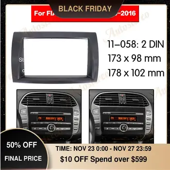 2 DIN Car Radio Fascia for Fiat Bravo 2006+ Stereo Face Frame Panel Dash Mount Kit Adapter Bezel Facia
2 DIN Car Radio Fascia for Fiat Bravo 2006+ Stereo Face Frame Panel Dash Mount Kit Adapter Bezel Facia