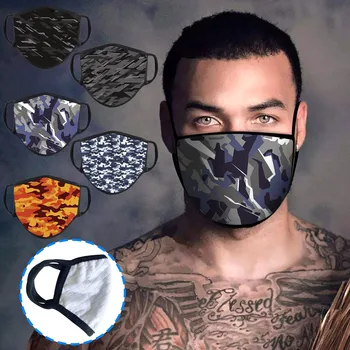 1/5PCS Fashion Mask For Face Washable Adjustable Breathable Masks Camouflage Print Windproof Dust маска для лица Mascarillas
1/5PCS Fashion Mask For Face Washable Adjustable Breathable Masks Camouflage Print Windproof Dust маска для лица Mascarillas