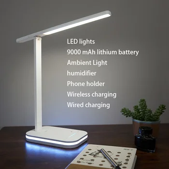 Smart home desk lamp humidification wireless charging led student eye protection learning reading lamp folding Nightlight
Smart home desk lamp humidification wireless charging led student eye protection learning reading lamp folding Nightlight