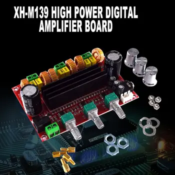 2.1 Digital Audio Power Amplifier Board 2X80W + 100W TPA3116D2 Subwoofer Amplifiers DC12-26V amplificador module
2.1 Digital Audio Power Amplifier Board 2X80W + 100W TPA3116D2 Subwoofer Amplifiers DC12-26V amplificador module