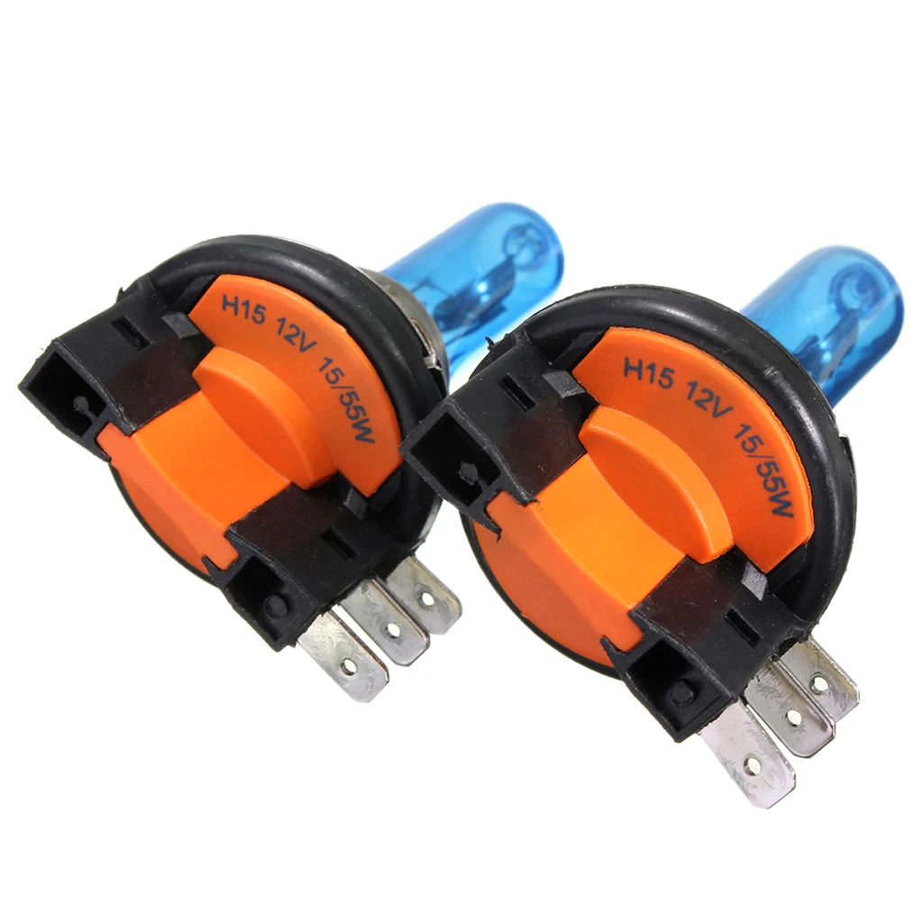 2X 55W H15 Xenon White Headlight Bulb DRL HID For AUDI/BMW/Ford VW GOLF 2X 55W H15 Xenon White Headlight Bulb DRL HID For AUDI/BMW/Ford VW GOLF