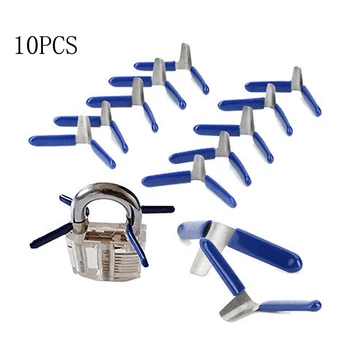 2020 Newest 10pcs Padlock Shim Picks Set Lock Pick Accessories Set Tools Lock Home Tools Locksmith Tools
2020 Newest 10pcs Padlock Shim Picks Set Lock Pick Accessories Set Tools Lock Home Tools Locksmith Tools