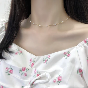 12pcs European and American new fashion simple pearl necklace Sweet Girl Clavicle Necklace T-201
12pcs European and American new fashion simple pearl necklace Sweet Girl Clavicle Necklace T-201