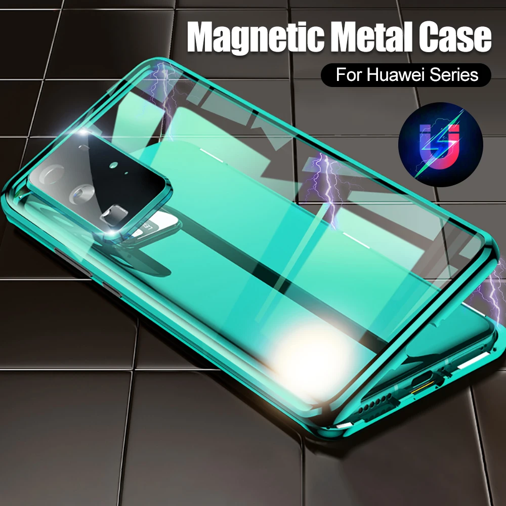 360 Front+Back Double Tempered Glass Phone Case on The For Huawei P40 Pro Camera Lens Protection Magnetic Adsorption Cover
360 Front+Back Double Tempered Glass Phone Case on The For Huawei P40 Pro Camera Lens Protection Magnetic Adsorption Cover