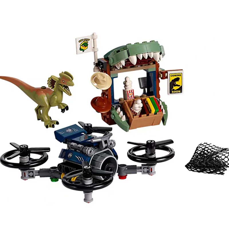 In Stock Jurassic World Dinosaur Dilophosaurus On The Loose Buliding Blocks Children Holidays Gifts Toys
In Stock Jurassic World Dinosaur Dilophosaurus On The Loose Buliding Blocks Children Holidays Gifts Toys