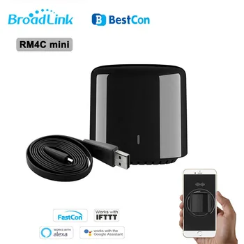 BroadLink BestCon RM4C mini WiFi IR Smart Universal Remote Transmitter Voice Control with Google Home & Alexa Smart Home
BroadLink BestCon RM4C mini WiFi IR Smart Universal Remote Transmitter Voice Control with Google Home & Alexa Smart Home